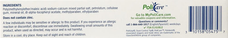 [Australia] - SUPER POLIGRIP Denture Adhesive Cream Extra Care 2.20 oz (Packs of 6) 