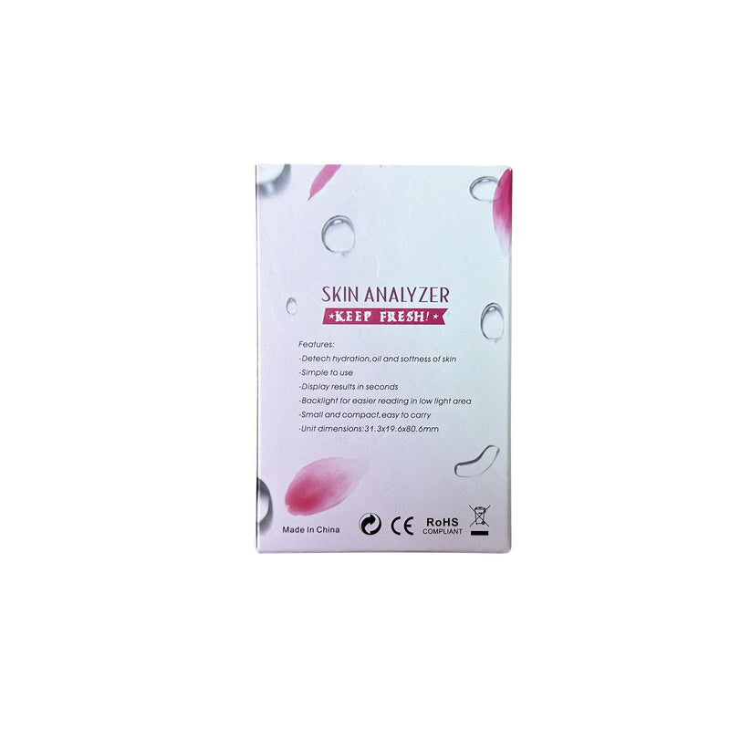 Elitzia Mini Portable Digital Skin Moisture Analyzer With LCD Screen Skin Care Device ET302