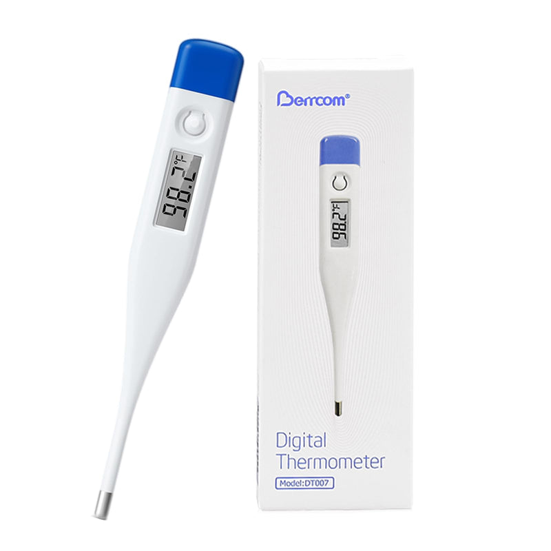 [Australia] - Berrcom Digital Thermometer for Adults, Kids, and Babies, Oral Rectal Underarm Medical Thermometer with Fever Alarm and C/F Switchable DT-007 