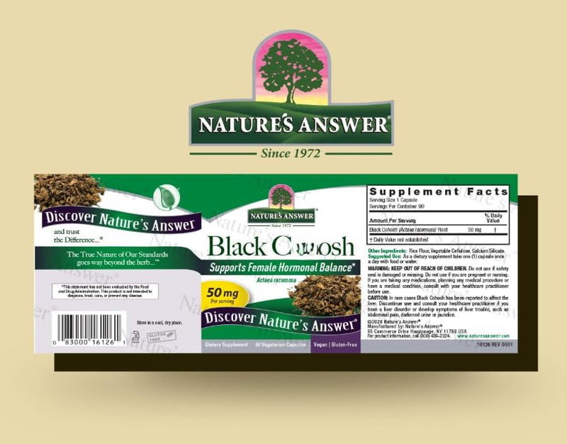 Natural's Answer BlkCo. hoshExtract 50mg per Serving, 90 Capsules