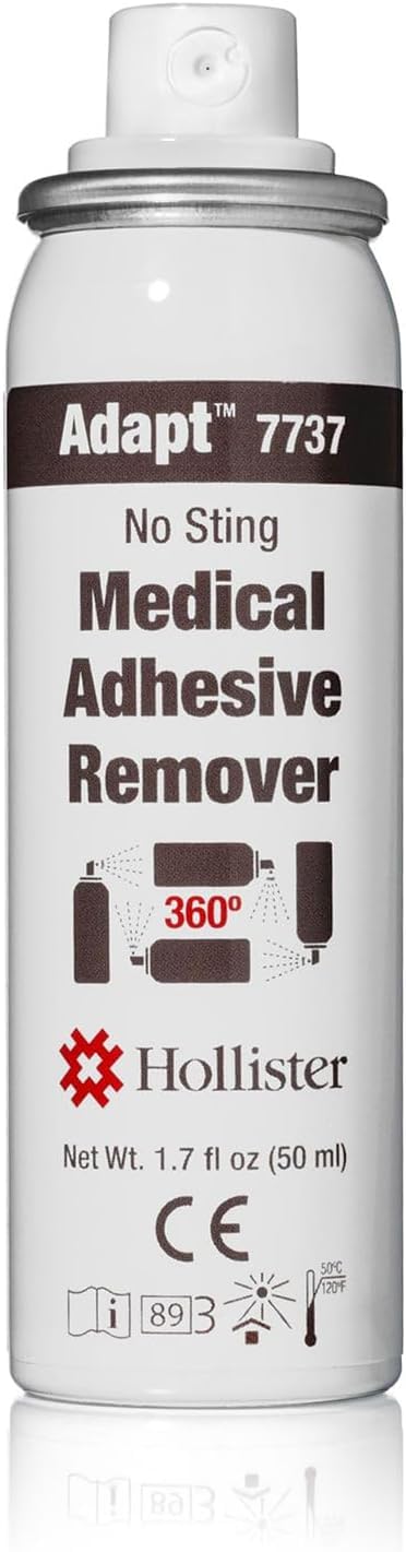 [Australia] - Hollister Adapt Medical Adhesive Remover, No Sting, 360° Spray 1.7 Oz 1.7 Fl Oz (Pack of 1) 