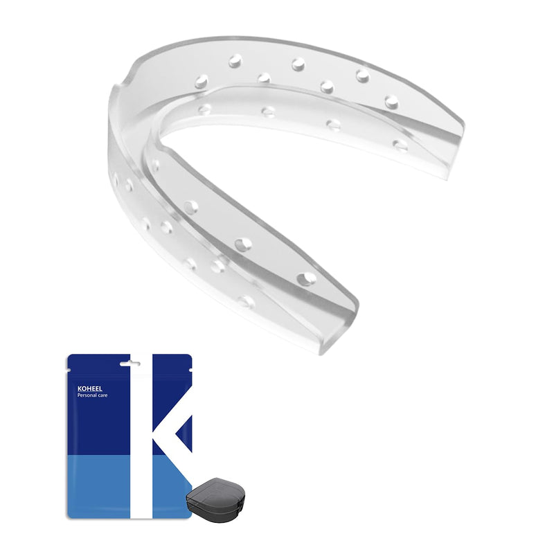 KOHEEL MGS Ultra-Thin Mouth Guard for Teeth Grinding, Professional-Fit Night Guard for Clenching, Comfortable Dental Guard, 4 Count (Small) Small