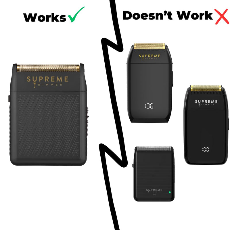 [Australia] - Supreme Trimmer Replacement Foil & Cutter SB11 | Hypoallergenic Foil for STF101 Solo Black 