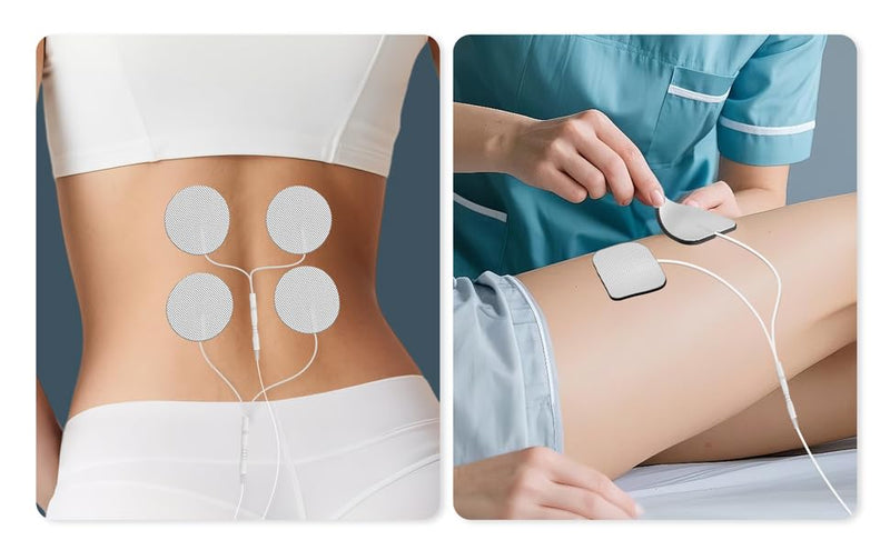 40PCS TENS Unit Replacement Pads, Electrode Pads with Self-Stick Performance and Non-Irritating, Compatible with TENS Use 2mm Pin Connector Such as AUVON TENS, TENS 7000, Etekcity, Nicwell Care Tens