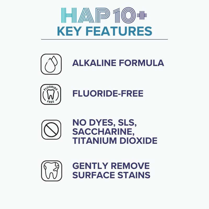 intelliWHiTE HAP10+ Super Paste Vitamin D3 & K2 – 10% Hydroxyapatite Toothpaste for Remineralization & Sensitive Teeth Tested 90% Stain Removal – Fluoride-Free – 6 fl oz Value Size – Made in USA 6 Fl Oz (Pack of 1)