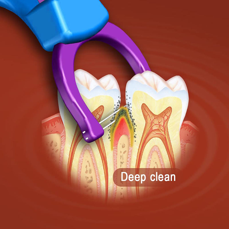 [Australia] - TEEsmile Evolutionary Clean dental floss holder, attachment heads - holder - set (3 long holders, +50 tensioned double floss attachment heads + 50 extra tear-resistant attachment heads) 0.97 m (pack of 103) 