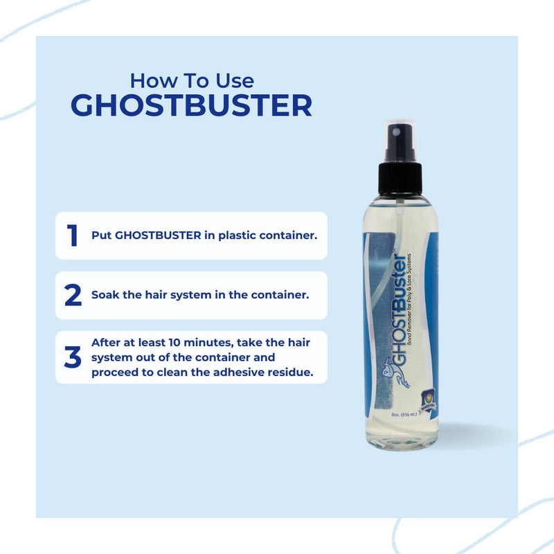 [Australia] - Professional Hair Labs Ghostbuster Wig Adhesive Remover | Fast-Acting Citrus Spray for Lace Wigs, Hair Extensions & Poly Systems – 8oz 