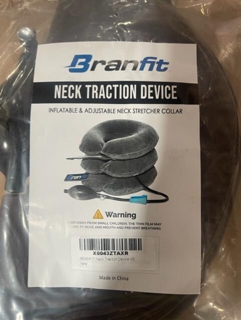 [Australia] - Cervical Neck Traction Device Pro - Adjustable Neck Support and Neck Stretcher for Spine Alignment and Neck Pain Relief Neck Brace Pro 