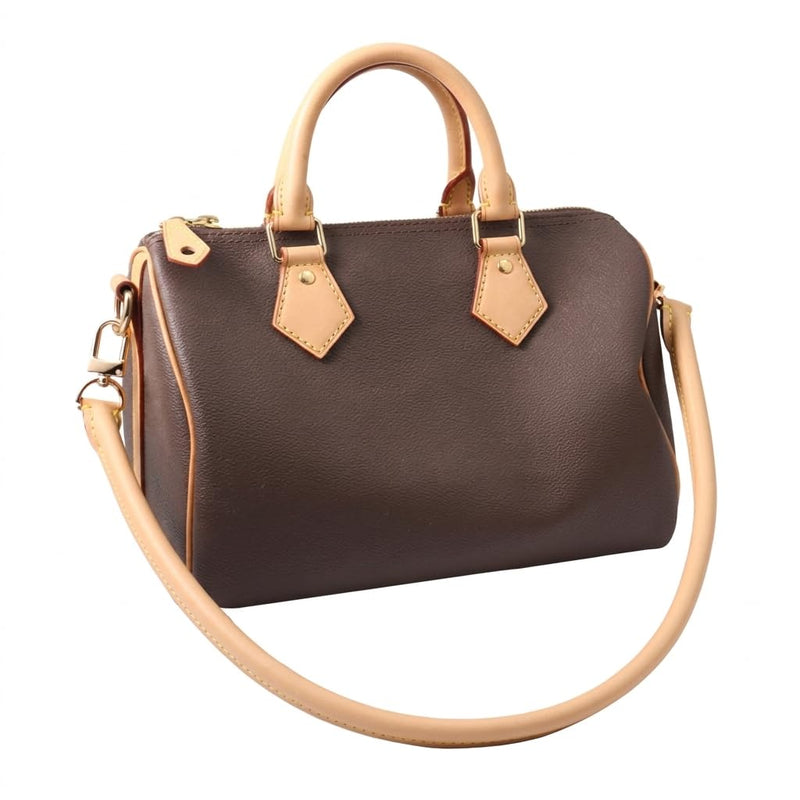 Genuine Vachetta Leather Short Shoulder Strap Compatible with Speedy 25 30 & Soft Speedy 30, Handmade Replacement Armpit Bag Strap with Precision Stitching Beeswax/Apricot (Length:27.5in-Apricot) Length:27.5in-apricot
