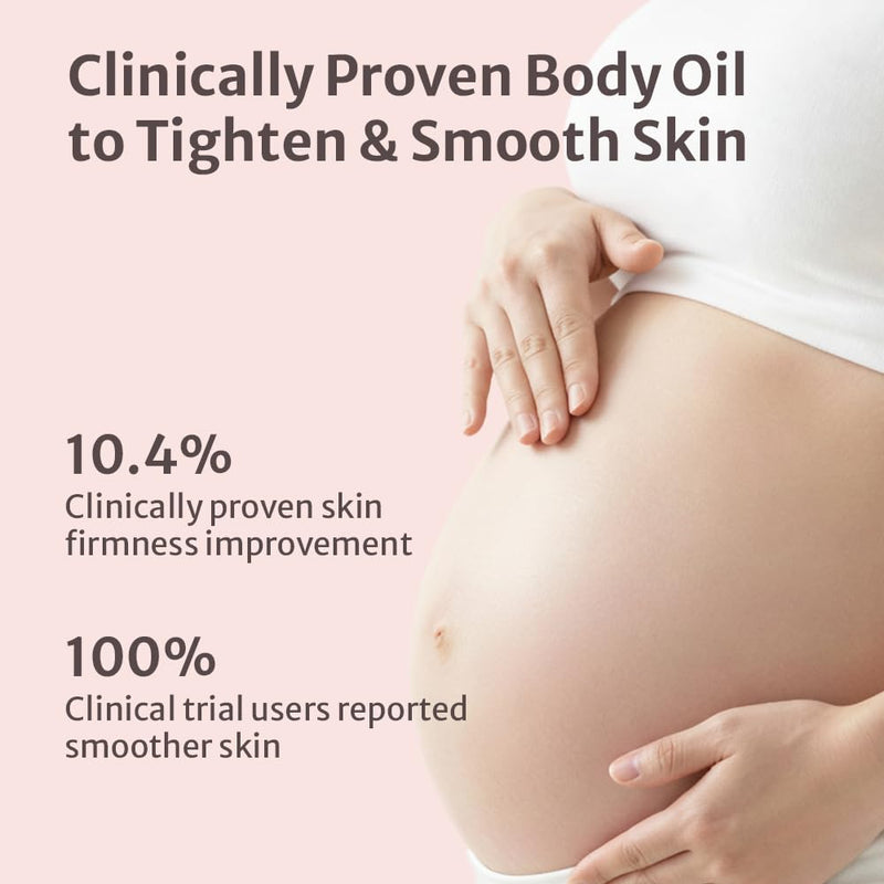 [Australia] - Pregnancy-Safe Toning Belly Firming Oil for Pregnancy & Postpartum Skin Tightening - K-Beauty Non-Greasy Formula with Dermavital Complex - Clean & Vegan - 1.69 fl oz 