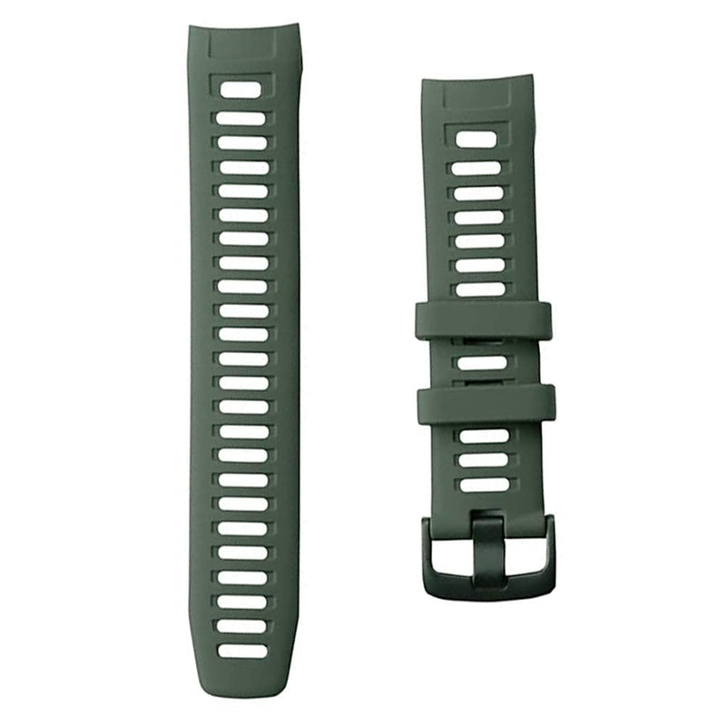 [Australia] - Replacement Band Compatible with Garmin Instinct, 22mm Smartwatch Accessory Wrist Soft Silicone Band Strap for Garmin Instinct 2 / Instinct Esports/Solar/Tide/Tactical Graphite Gray 