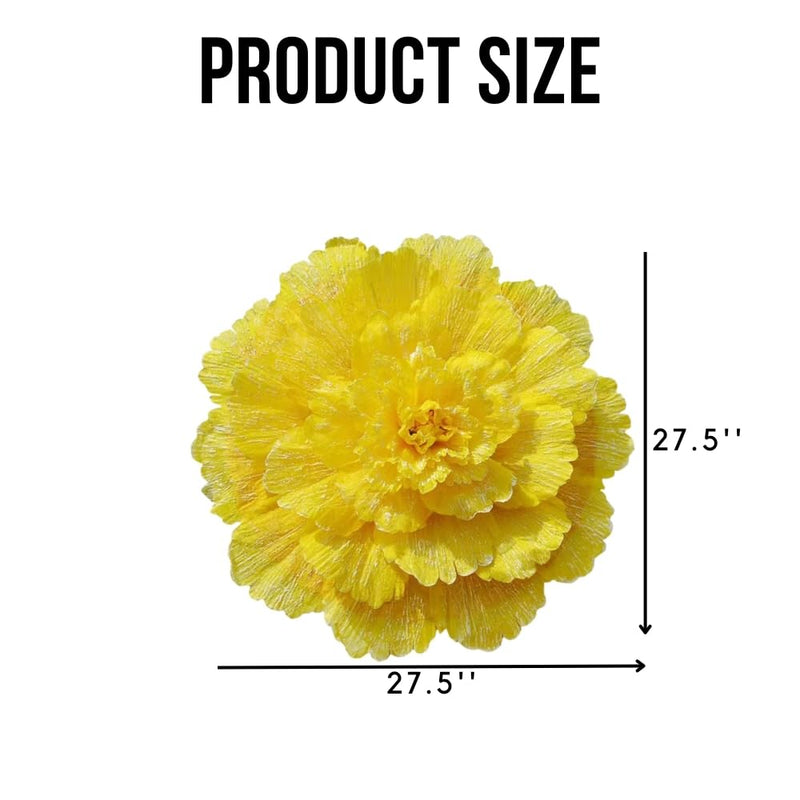 Dance Umbrella 27.5''×27.5'' Large Peony Flower Umbrella for Dance and Festival Celebrations (Pink)