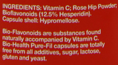 Bio Health 500 mg Bioflavonoid Vitamin C 60 Capsules