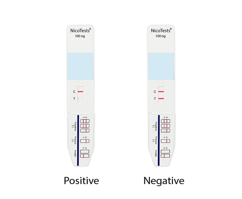 Ultra-Sensitive 100 ng Vaping and E-Cigarette Nicotine/Cotinine Urine Test - Easy to Use, Fast Results (10) 10