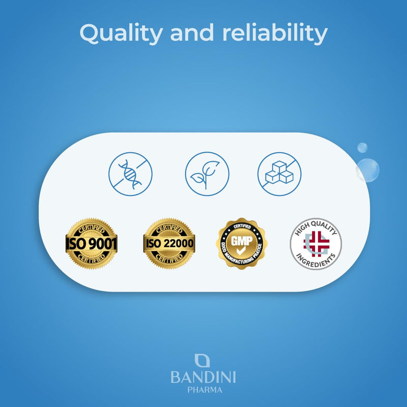 Bandini® Lactase Extra-Strength Dose 15,000 FCC - Helps with Lactose Intolerance - 80 Tablets - Supports the Lactose Digestion - Slow Release Digestive Enzymes Supplement - 100% Vegan - Chemical Free