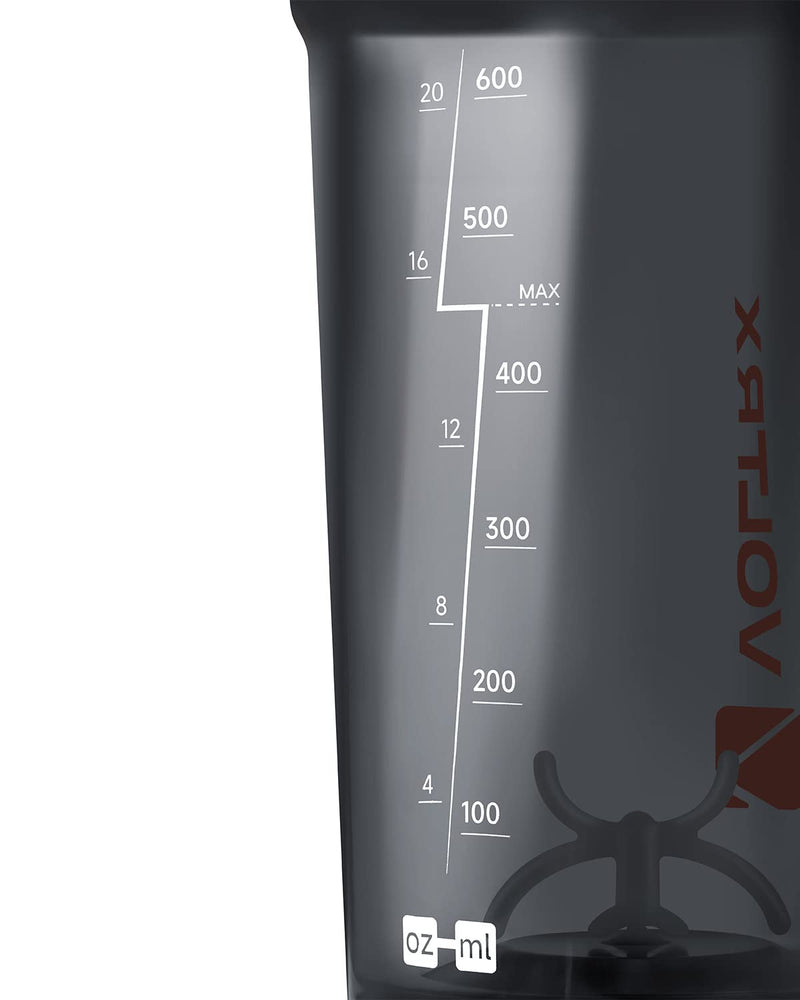 [Australia] - VOLTRX Electric Protein Shaker Bottle - USB Rechargeable Mixer Cup for Shakes and Meal Replacements, BPA-Free Tritan, 24oz orange 