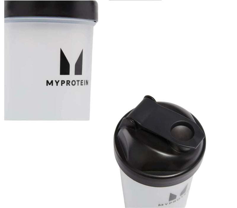 [Australia] - Myprotein Shaker Bottle - Black/Clear 600ml with Mix Ball Smooth Protein Shakes Protein Blends On Go Shaker Clump Free Protein Shakes Odorless 
