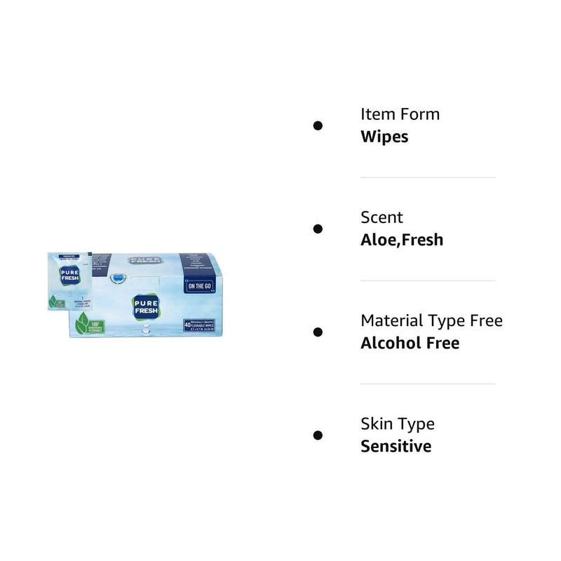 [Australia] - Wipes: Flushable, individually wrapped wipes for travel. 40 on-the-go singles 1 