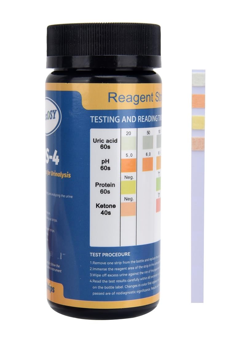 [Australia] - FelexOSY-Urinalysis Test Strips 4 Parameters - 100 Count 