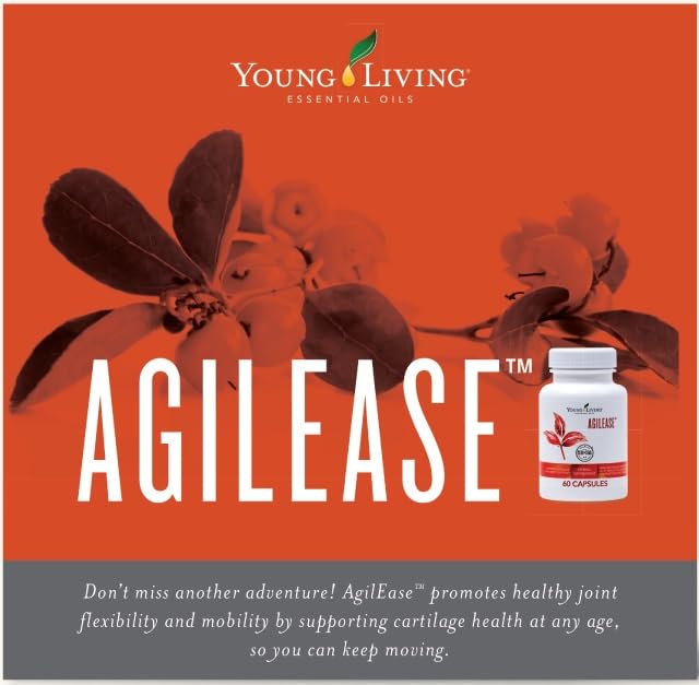 [Australia] - Young Living AgilEase Capsules | 60 Count | UC-II Collagen Supplement | Supports Mobility & Flexibility | Helps Maintain Joint Health & Exercise Recovery 