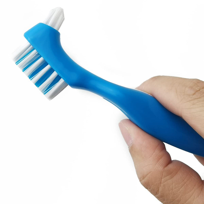 [Australia] - GXXMEI 12PCS Denture Toothbrush Hard/Soft Double Bristle for False Teeth Brush 