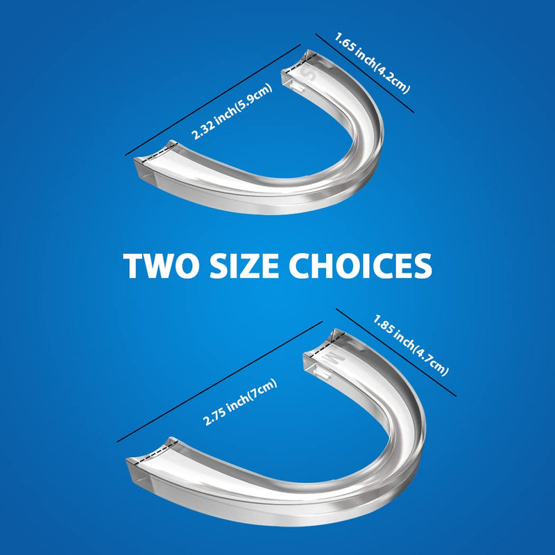 [Australia] - KOHEEL GS Moldable Mouth Guard for Teeth Grinding and Clenching, Night Guard for Bruxism Relief, 5 Count (White, Large Size) White, Large Size 