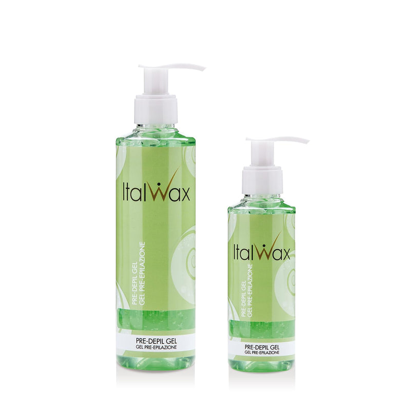[Australia] - Italwax Pre Wax Gel - 250ml - Prepare the skin for hair removal with wax - Suitable for all skin types - Aloe Vera 
