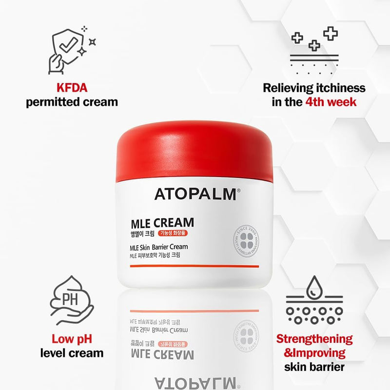 [Australia] - ATOPALM | MLE Eczema Cream | Premium Baby Lotion Newborn | Baby Face and Body Moisturizer for Skin Barrier | Moisturizing Facial Cream for Itchiness & Redness | Korean Skincare | 2.2 fl oz (65ml) 2.2 fl oz (65ml) 