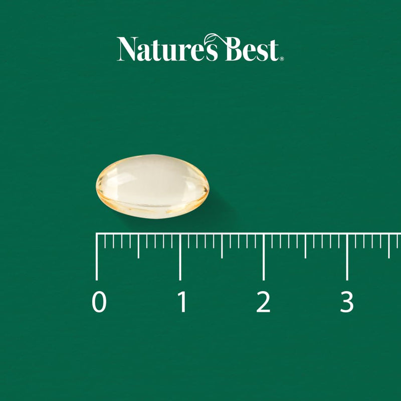 Nature's Best Vitamin D3 1000iu - High Strength & Highly Absorbable Supplement - UK Made - 180 Capsules (6 Months' Supply)