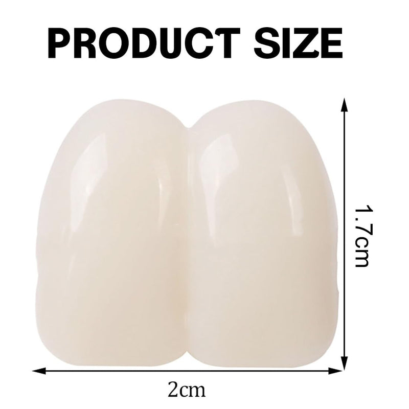 [Australia] - 100 g temporary tooth repair beads and 1 piece of fake braces, tooth repair set, adhesive tooth beads, dentures, temporary teeth, tooth filling material, thermal adhesive beads 