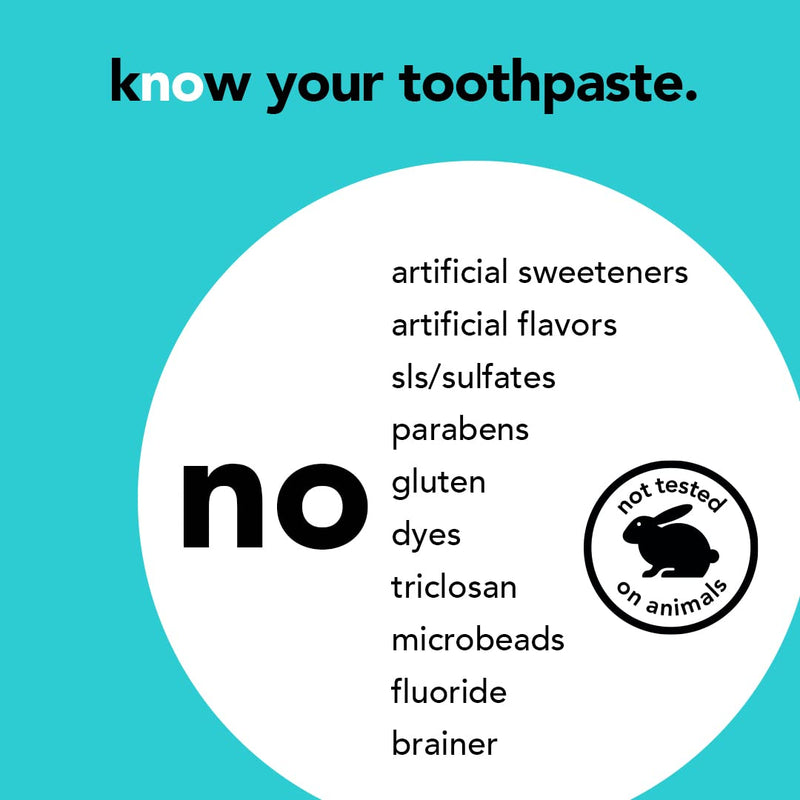 [Australia] - hello Antiplaque and Whitening Fluoride Free Toothpaste, Natural Peppermint Flavor, SLS Free, Gluten Free, Peroxide Free, Vegan, 4.7 Ounce (Pack of 4) 