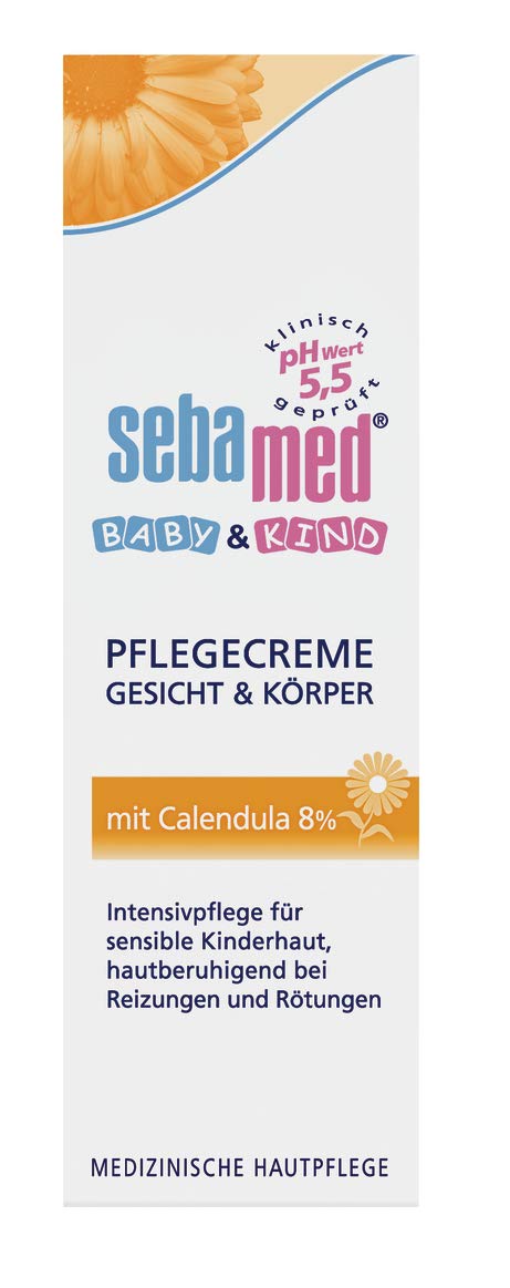 [Australia] - Baby & Child Care Cream Face & Body with Calendula 75 ml, Intensive Care for Sensitive Children's Skin, Soothes the Skin for Irritations and Redness 75 ml (Pack of 1) 