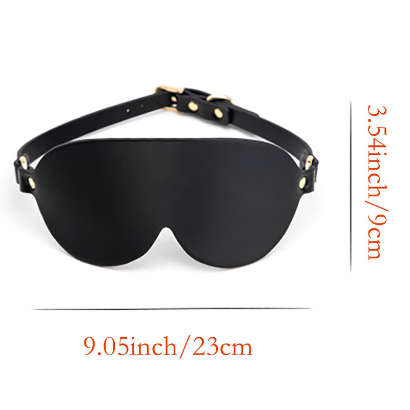[Australia] - Bondage Blindfold Eye Mask - BDSM Adult Black Eye Mask, Sexy Women Blindfold for Cosplay Role Play 