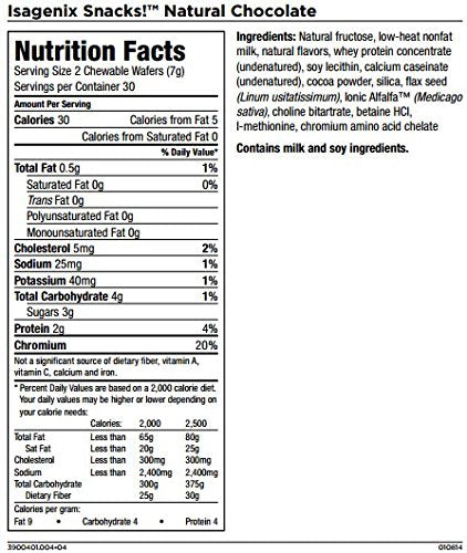 Isagenix Chocolate Snacks (7.4 ounce)