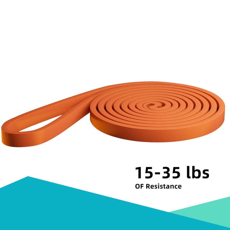 [Australia] - Resistance Bands, Pull Up Bands, Pull Up Assist Band Exercise Resistance Bands for Men & Women Working Out, Body Stretching, Physical Therapy, Muscle Training orange 