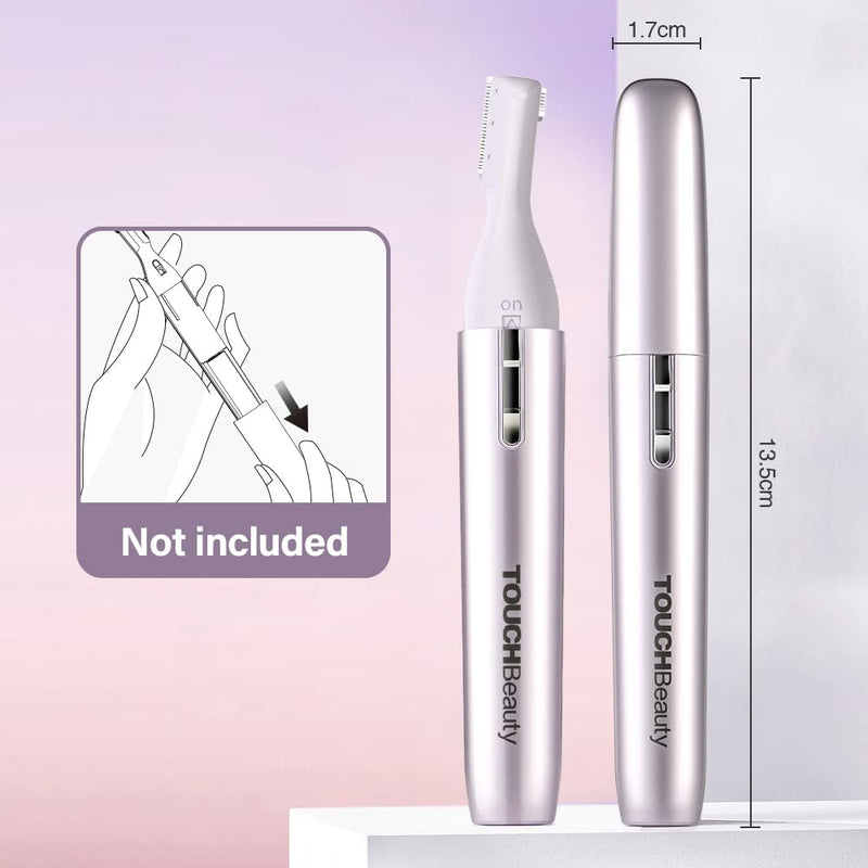 [Australia] - TOUCHBeauty correction trimmer for body and face waterproof nose hair trimmer precision trimmer for the removal of eyebrow hair, nose, ears, facial hair AG-1658Z (purple) purple 