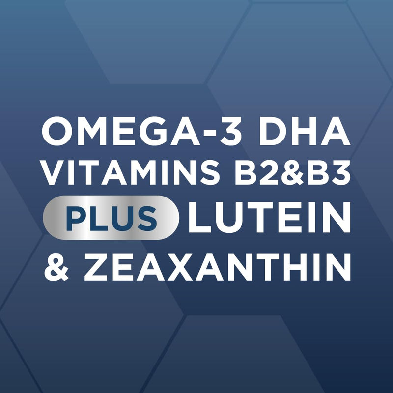 Ocuvite Complete Eye Supplement Capsules by Bausch + Lomb – Lutein and Zeaxanthin Supplement with Omega 3 DHA, Vitamin B2 and Niacin, Supports Normal Vision, Eye Health Supplements 1 Capsule Per Day