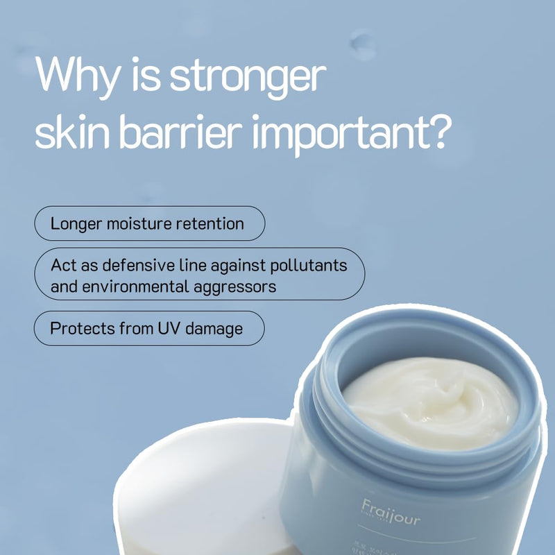 Fraijour Pro Moisture Intensive Cream – Korean Face Cream with Probiotics, Ceramide & Vitamin E, Hydrates & Strengthens Skin Barrier, Soothes Redness, For Dry & Sensitive Skin, 1.69 fl.oz.