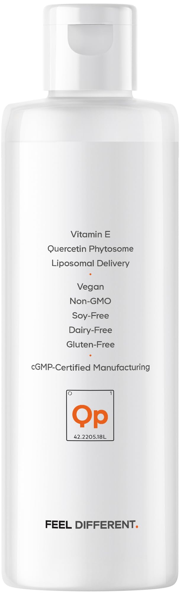 Codeage Liquid Quercetin 1000mg, Phytosome, Sophora Japonica, 15 fl oz | Liquid liposomal quercetin phytosome, 1,000 mg per serving, with vitamin E. Pineapple-tangerine flavor.