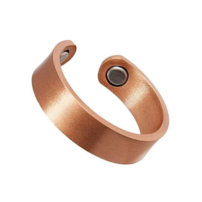 [Australia] - Elegant Women or Men's Ring Band in Solid Copper | Magnetic Therapy Ring by Earth Therapy by Earth Therapy 