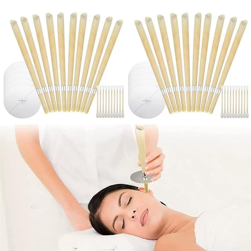 [Australia] - 20 PCS Home Ear Wax Removal Kit, Ear Wax and Dandruff Cleaning Tool with Cotton Swabs, Spacers and a Nice Storage case. 