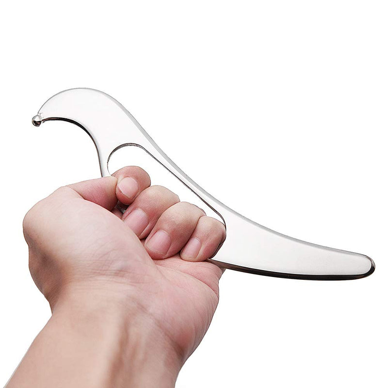 Guasha Tools, Stainless Steel Scraping Massage Tools, Muscle Scraper Massage Tools for Soft Tissue Mobilization Therapy and Deep Tissue Muscle Scraping