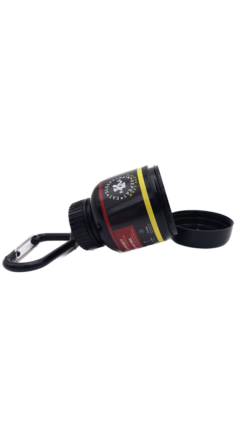 Eat Sleep Train Repeat Motivational Protein Holder, Kit 30 and 60 g, Whey Powder, Gym, Fitness
