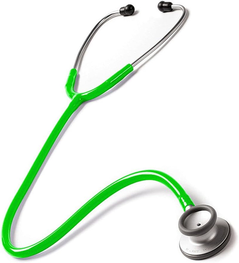Prestige Medical Clinical Lite Stethoscope, Stealth/Neon Green