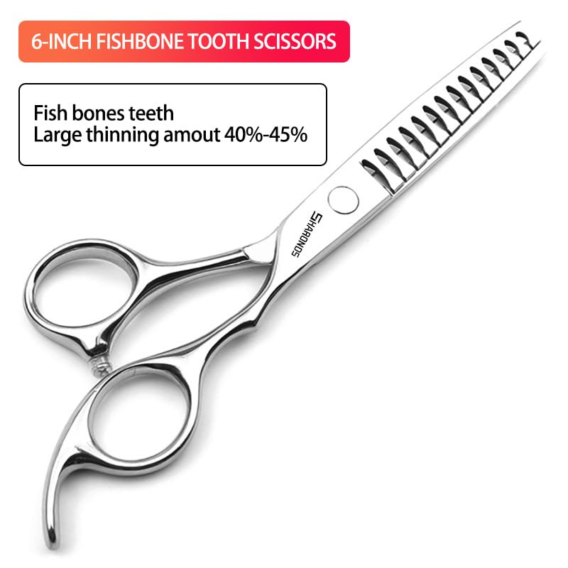 [Australia] - 6/6.5 Inch Professional Hair Scissors Hairdresser Hair Thinning Scissors (6" Flat-a) 6" Flat-a 