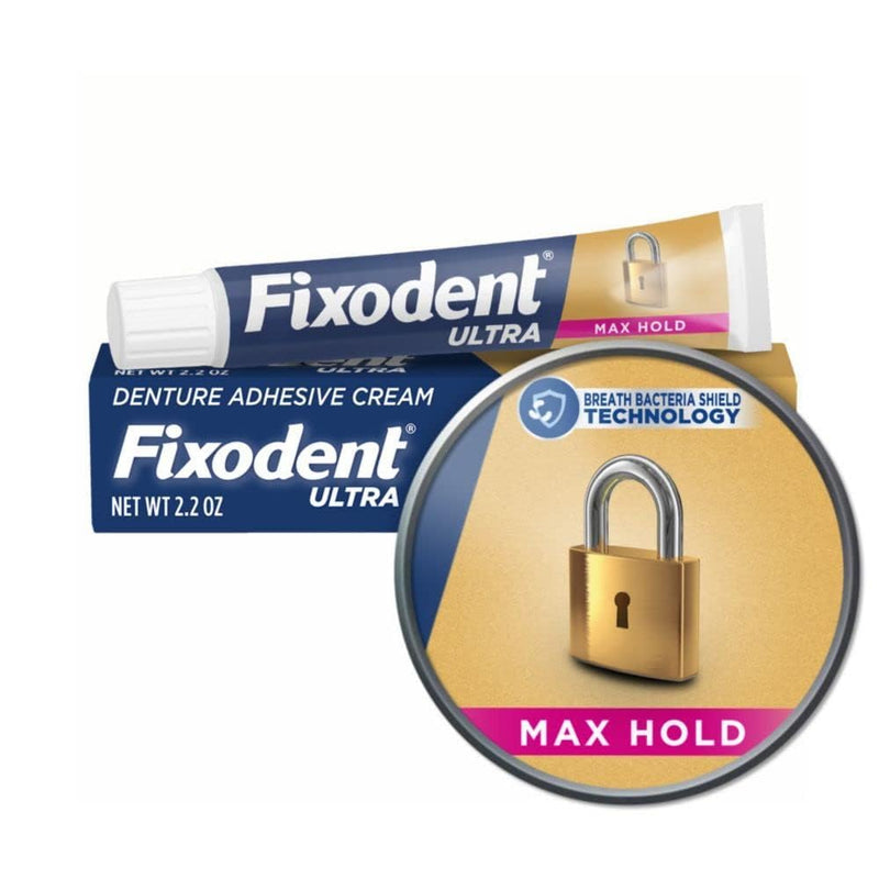 [Australia] - Fixodent Ultra Max Hold Dental Adhesive, 2.2 oz (Pack of 7) 