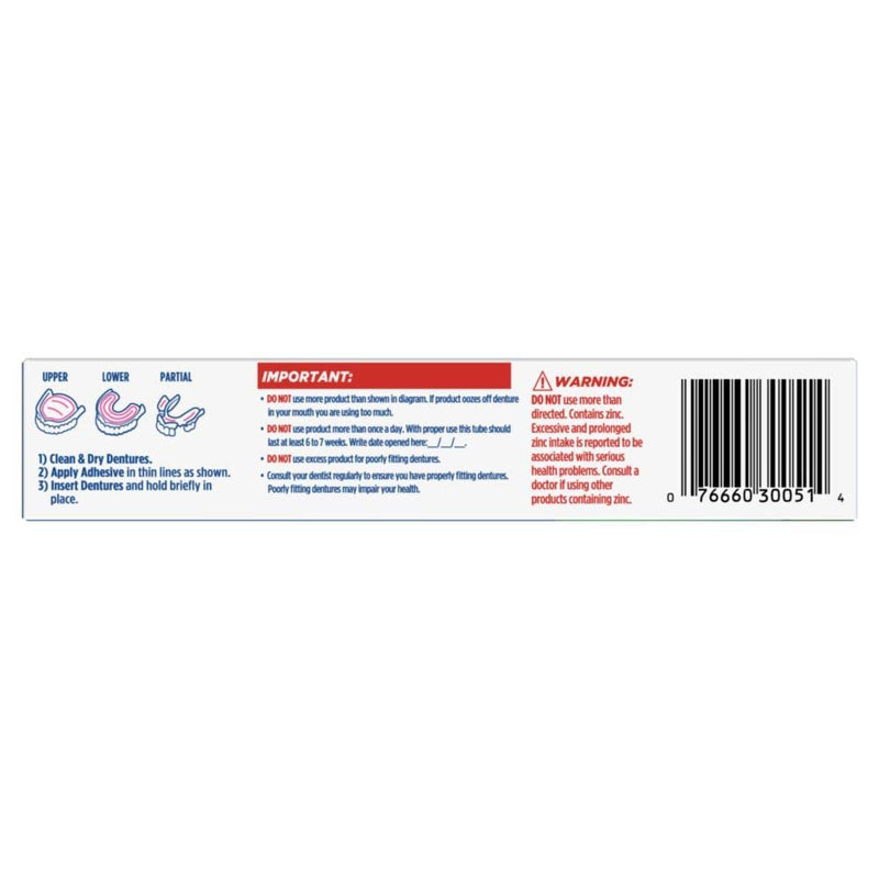 [Australia] - Fixodent Control Denture Adhesive Cream Plus Scope Flavor 2 oz (Pack of 5) 