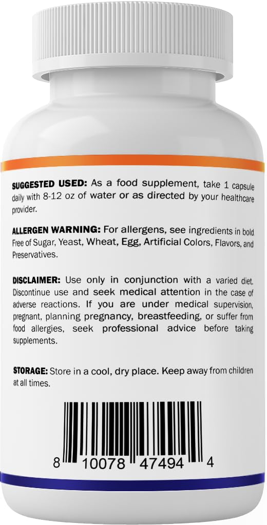 Vitamatic ADK Vitamin Supplement, 180 Veg Capsules, High Potency Vitamins A, D3, K2 for Bone Health, Calcium Absorption, Non-GMO, Gluten Free