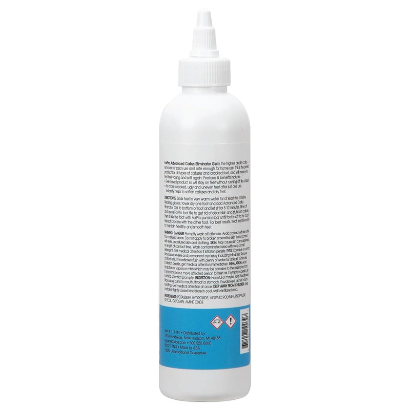 [Australia] - ForPro Professional Collection Advanced Callus Eliminator Gel, Professional Grade, No Drip Callus Remover Gel for Feet, 8 oz. 1 Count (Pack of 1) 