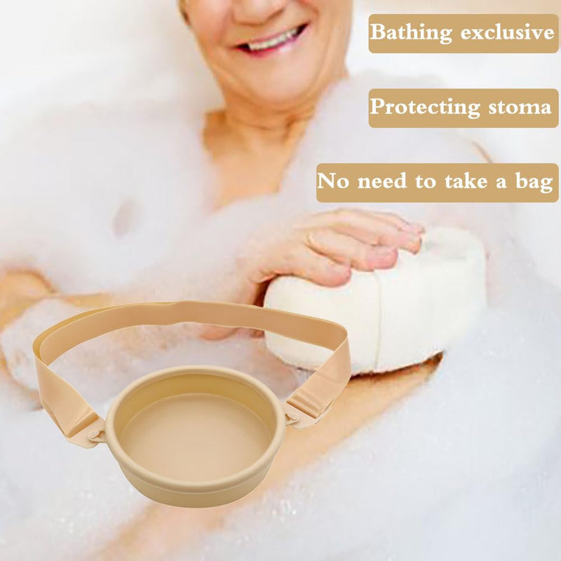 [Australia] - Ostomy Shower Cover Ostomy Supplies for Shower Protection of Colostomy (Skin) Skin 